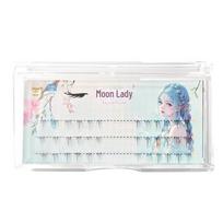 Moon Lady Little Flame Natural Transparent Stem False Eyelashes gray