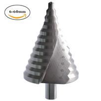 Cento 6-60 Spiral Pagoda Hand Drill Tool with Round Handle 6-60mm Triangular Shank Spiral [Bagged]