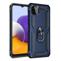 Dėklas Samsung Galaxy A22, karinis apsauginis, su žiedu-laikikliu, magnetinis šarvas, smūgiams atsparus buferinis dėklas A 22 5G for A22 4G