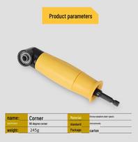 Right Angle 90-Degree Electric Drill Screwdriver Bit Adapter