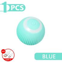 Smart Cat Toy Car Interactive Cat Toy Ball Automatic Rolling Remote Control Toy Car Indoor Cat Accessories Pet Kitten Supplies white
