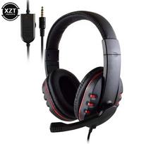 Wired Gaming Headphones Gamer Headset With Microphone For Pc Computer Laptop Ps4 Ps5 Play Station 4 5 Nintendo Switch Tablet raudona