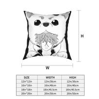 Gintama Dog God Throw Pillow Cover Polyester Cushions for Sofa Vintage Pillowcase 30x30cm