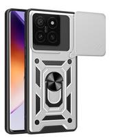 Camera protect Case for Xiaomi 14T Pro Xiaomi Mi 14T Armor Hybrid Ring Back Cover For Xiaomi 14T Pro sidabras
