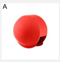 2025 For Insta360 X3/X4 New Invisible Dive Case Lens Guard Silicone Protective Cover Pleochroic Lens Cap Action Cameras Accessories raudona