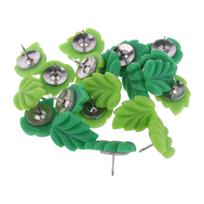 20/30/50Pcs Leaf Push Pins Cork Notice Board Pushpin Decorative Thumb Tacks Map Pins for Hanging Displaying Picture Note 20