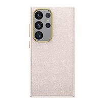 Leather Phone Case for Samsung Galaxy S24 Ultra Plus S24Ultra Gradient Glitter Bling Shiny Women 360 Full Protective Back Cover For Galaxy S24 Plus