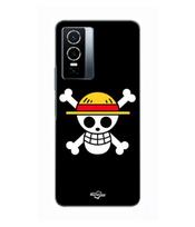 Case For Vivo Y76 5G One Piece Pirate Rap and Straw Hat Flag Maniacase juoda