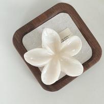 Tyrande's Frangipani Hair Shark Clip - Fresh Floral Accessory