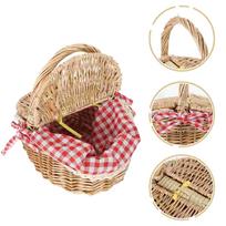 Containers for Food Tray Picnic Basket Storage Snack Fruit Candy Bread Serving Vegetable Child