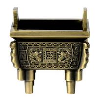 Chinese Square Tripod Incense Burners Cone Coil Stick Holder Base Home Decor