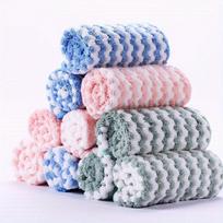 10 Pcs/20PCS Set The Kitchen Rag Is Free Of Oil, Super Strong Washing Water, Thickened Towel, And The Color Is Delivered Randomly 10 Pcs/set