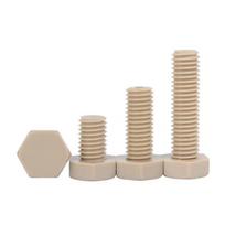 PEEK High-Temperature Resistant Hexagon Screws: Acid & Alkali Insulation, High-Strength Plastic Bolts M2*4