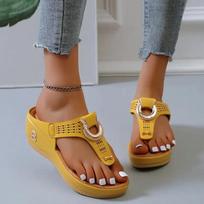 Moteriški Nauji Vasariniai Sandalai Atviras Paplūdimio Batai Šlepetės Pleištai Patogios Šlepetės Mielos Sandalai Plius dydis 35~43 Chaussure Femme 41