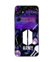 Case For Samsung Galaxy A15 BTS army logo Bangtan Subs Maniacase juoda
