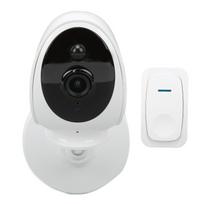 1080P Wifi Doorbell Camera HD Infrared Night Vision Monitoring Wireless Video Doorbell Camera UK Plug
