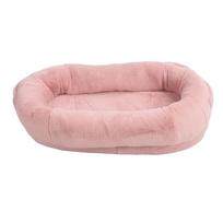 Human Dog Bed Neck Head Support Soft Cozy Giant Dog Adults Napping Bed with Side Pocket for Winter 100 X 70 X 30cm