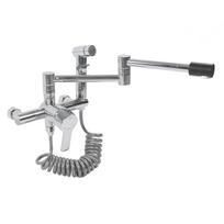 G1/2 Bathtub Faucet Set Wall Mounted Copper Silver Multifunctional Foldable Bathroom Faucet Set