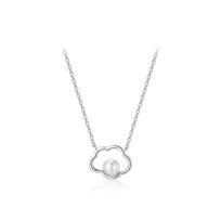 New Chinese Style Cloud Pearl Necklace for Women Light Luxury Retro Baroque Pearl Versatile High-end Feeling Minimalist Collarbone Chain