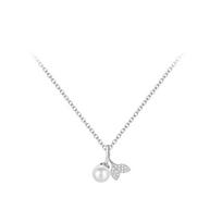 New fishtail pearl necklace necklace cold style high-end niche collarbone chain gift girlfriend on Chinese Valentine's Day