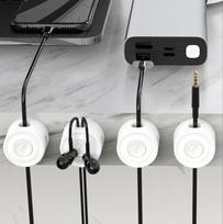 Magnetic Cable Clips, Cord Organizer, Desk Cable Management, Wire Holder for Phone, Desktop Cable Clips 6 Pack balta