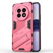 OPPO Realme 13pro 13 Pro Plus 5G telefono dėklas galinis dangtelis smūgiams atsparus šarvuotas dėklas apsauga nuo kritimo apsauginis stovas Funda Coque dėklai Realme 13 Pro ryškiai rožinė