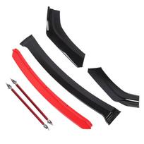 170cm Front Bumper Spoiler Stylish Sturdy Front Bumper Lip Splitter with Support Bar For 1 Series