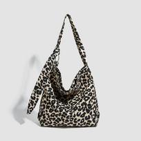 Autumn and Winter Fashion Korean Ins Style Lazy Leopard Print Women's Bag One-shoulder Crossbody Tote Bag