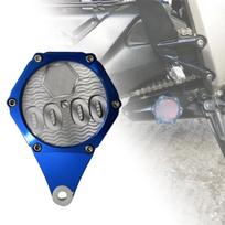Motorcycle Tax Disc Holder Hanger Protection Permit Frame License Plate Waterproof Seal for mėlyna