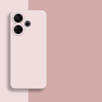 For Xiaomi Redmi 13 Case For Redmi 10 12 13 4G 5G Cover Original Liquid Silicone Rubber Shockproof Bumper For Redmi 13 12 10 For Redmi 10 5G rožinė