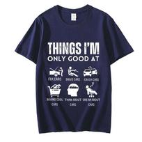 Eat Sleep Fix Cars Sleep Funny Engineer Jokes Print Men T-shirts Short Sleeve Tshirts Men Unisex T Shirt Novelty Male Tee Shirt S smėlis