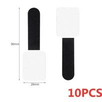 30/20/10PCS Releasable Cable Organizer Ties Mouse Earphones Wire Management Nylon Cable Ties Reusable Loop Hoop Tape Straps Tie Black 10PCS