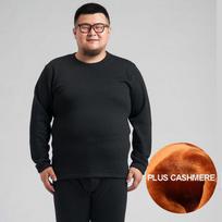 Žiemos terminis apatinis trikotažas plius trąša plius dydis vyriškas storinantis medvilninis megztinis Qiuyi ilgos kelnės XXXXXXXXXL gray