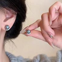 Elegant Round Pearl Earrings - 2023 Women's Fashion Versatile High-End Style