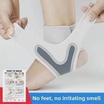 Moterų kulkšnies įtvaras sportui: Apsaugo nuo patempimų krepšinyje, futbole, bėgime ir padeda atsigauti naudojant riešo įtvarą. Gray L Right (Shoe Size 38-41, One Piece) beige