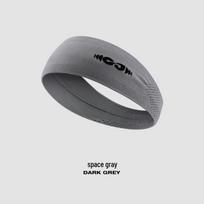 Unisex Antiperspirant Breathable Quick-Dry Fitness Headband XTJ138 - Ideal for Running, Yoga, and Sweat Absorption gray