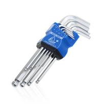 Allen Wrench Hex Key 9PCS Set METRIC SAE Standard Short Long Arm CRV Steel For Bicycle Motorcycle Repair Tools