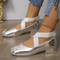 Women Sneakers Fashion Sweet Light Weight Ballet High Heels Shoes new Classic Round Toe Dance Shoes for Women Zapatos De Mujer 36 juoda