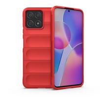 For Honor X8 2022 Case Skin-Friendy Shockproof Silicone TPU Phone Back Cover Honor X8 2022 Mask Protective Case Honor X8 2022 Honor X8 2022 4G raudona