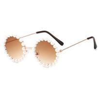 Sticky Pearl Children'S Sunglasses B138 Fashion Baby Street Shot Trendy Round Frame Glasses