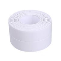 3mx38mm Window Bathroom Tape Sealing Strip PVC Kitchen Waterproof Wall Sticker Self-adhesive Seam Toilet Corner Sealing Strip 3m x 3.8cm white