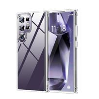 Clear Phone Case For Samsung Galaxy S25 Ultra-TPU & PC Magnetic Shockproof Full Cover On Samsung Galaxy S25/S25ultra/S25plus/S24/S24ultra/S24plus Samsung S25
