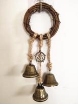 Wiccan Protection Wind Chime: Witch Bells & Bohemian Door Handle Decor