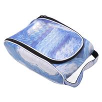 Golf Shoe Bag Carrier Large Capacity Golf Shoe Pouch Waterproof PU Leather Shoe Bag for Outdoor