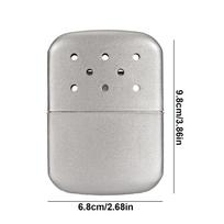Zinc Alloy Hand Warmer Reusable Pocket Warmer Small Handy Warmer Heater for Outdoor Hunting Camping Fishing Neck warmer electric