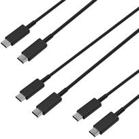 3 greito įkrovimo USB-C - USB-C 1m laidų rinkinys Samsung Galaxy S23 PLUS-S23 ULTRA-S22 PLUS-S22 ULTRA-TAB S9-TAB S8-TAB S7 Phonillico®