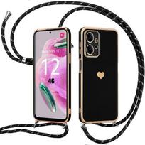 Case - Xiaomi - Redmi Note 12 - Silicone - Anti-Scratch - Black Cord