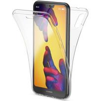 Protective Case Cover for Huawei P20 Lite All Round 360 Degree, Silicone Cover Transparent by NALIA