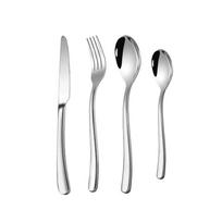 304 Stainless Steel Silver Western Tableware Knife Fork Spoon Cutlery Thickened Kitchen Utensils sidabras