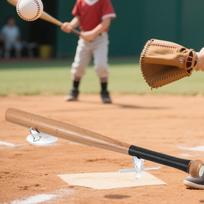 2 Pieces Baseball Bat Holder Desk Display Stand for Collectible Memorabilia Garage Clear brown